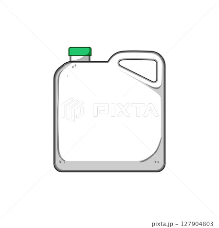 reusable canister plastic cartoon vector illustration 127904803