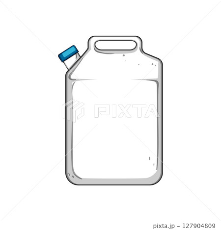 container canister plastic cartoon vector illustration 127904809