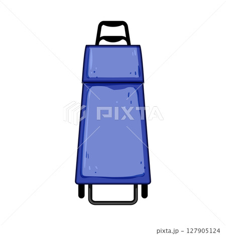 suitcase trolley bag cartoon vector illustration suitcase trolley bag cartoon vector illustration 127905124