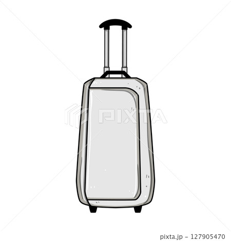 stemless rolling luggage cartoon vector illustration stemless rolling luggage cartoon vector illustration 127905470