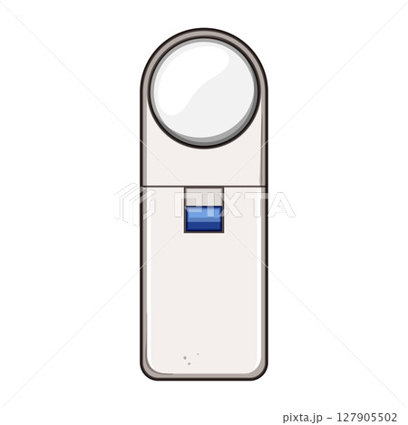 accuracy reading magnifier cartoon vector illustration accuracy reading magnifier cartoon vector illustration 127905502