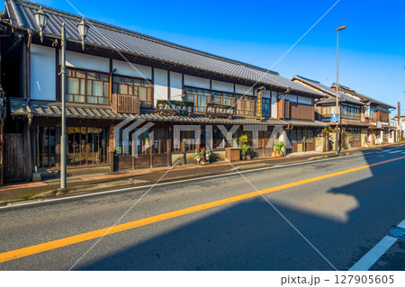 福岡県 筑後吉井町の町並み 福岡県 筑後吉井町の町並み 127905605
