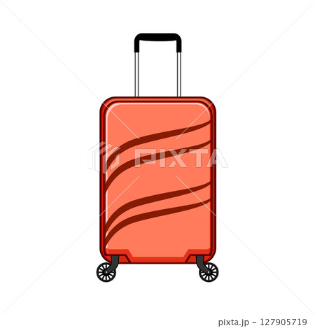 durable hard shell suitcase cartoon vector illustration durable hard shell suitcase cartoon vector illustration 127905719