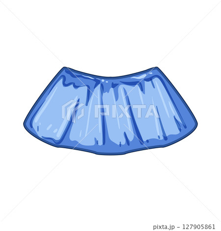waterproof disposable shoe covers cartoon vector illustration 127905861
