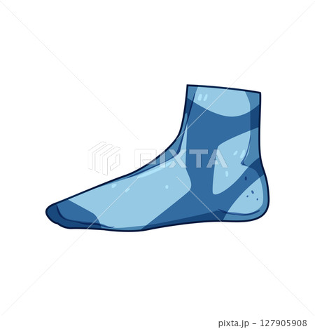 comfort compression socks cartoon vector illustration 127905908