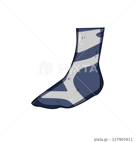 support compression socks cartoon vector illustration 127905911