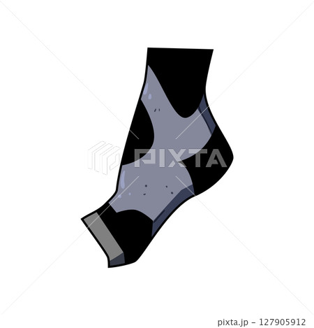 recovery compression socks cartoon vector illustration 127905912