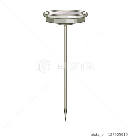 garden compost thermometer cartoon vector illustration 127905919