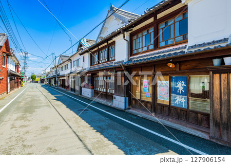 福岡県 八女市福島の町並み 福岡県 八女市福島の町並み 127906154