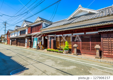 福岡県 八女市福島の町並み 福岡県 八女市福島の町並み 127906157