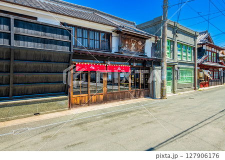 福岡県 八女市福島の町並み 福岡県 八女市福島の町並み 127906176