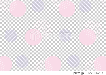 ピンクの水玉模様のデザイン背景イラスト ピンクの水玉模様のデザイン背景イラスト 127906234