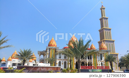 Beautiful Roudhotul Muchlisin Mosque Architecture. 127906390