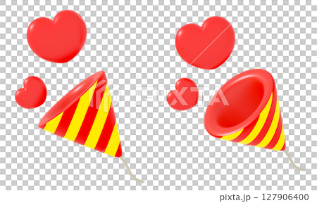 紅色餅乾和心 127906400