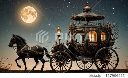 スチームパンクな馬車 127906435
