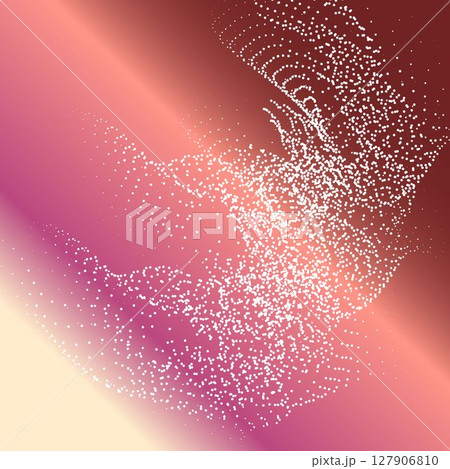 free circular halftone dots vector background 127906810