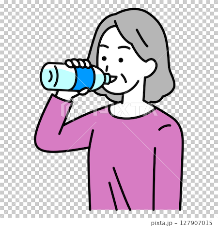 老年婦女補水 127907015