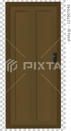 wooden door isolated on white background wooden door isolated on white background 127907040
