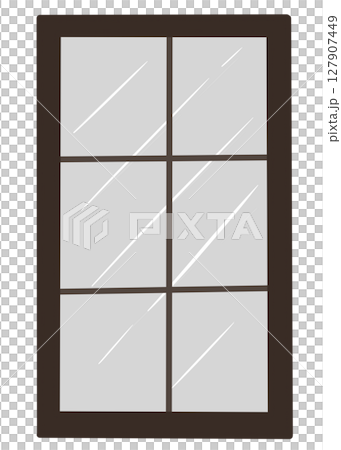 window isolated on white background window isolated on white background 127907449