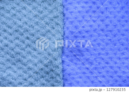 Background of colorful towels. Several soft terry towels. Background of colorful towels. Several soft terry towels. 127910235