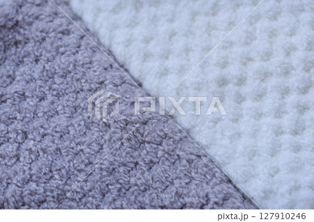 Background of colorful towels. Several soft terry towels. Background of colorful towels. Several soft terry towels. 127910246