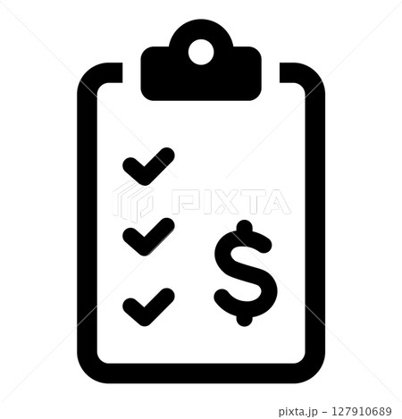 請求書、経費精算書のアイコン 請求書、経費精算書のアイコン 127910689