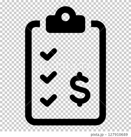 請求書、経費精算書のアイコン 請求書、経費精算書のアイコン 127910689