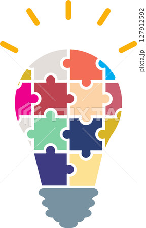電球パズル 電球パズル 127912592