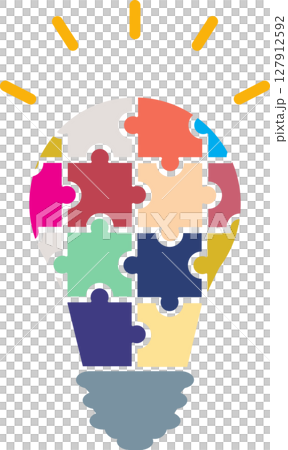 電球パズル 電球パズル 127912592