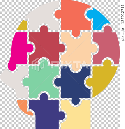 横顔パズル 127912711