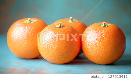 Beautiful oranges for healthy food 127913411