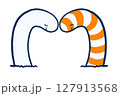 二匹のチンアナゴ 127913568