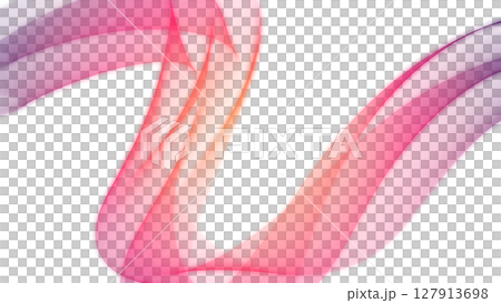 鮮やかなグラデーション形状 背景透過 127913698