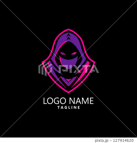 assassin mascot logo design vector 127914620