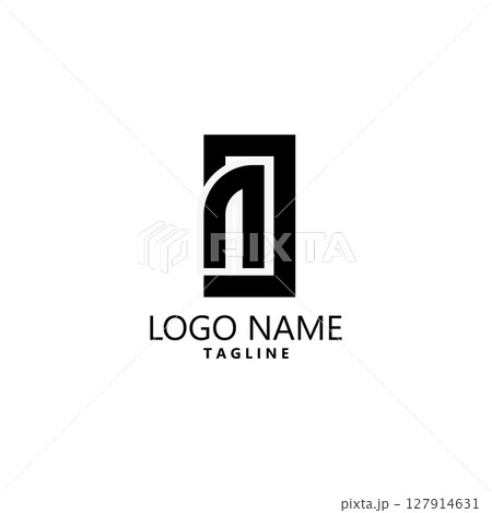 initial NJ logo design vector initial NJ logo design vector 127914631
