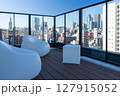 絵画のような街の風景 127915052