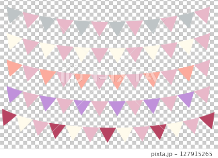 Colorful Garland Set Pink Colorful Garland Set Pink 127915265