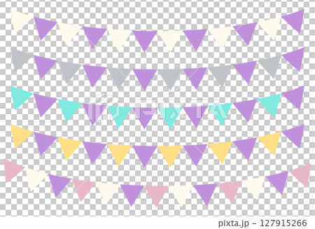 Colorful Garland Set Purple Colorful Garland Set Purple 127915266