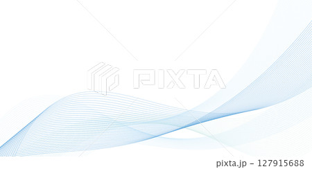曲線 波模様 背景 青 ベクター ブレンド 曲線 波模様 背景 青 ベクター ブレンド 127915688