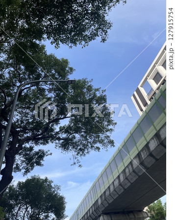 都市の風景 架け橋 陸橋 127915754