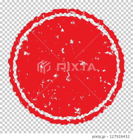 郵票紅色圓圈向量單 127916432