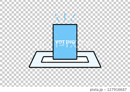選挙の投票や採決をイメージしたイラスト 選挙の投票や採決をイメージしたイラスト 127916687
