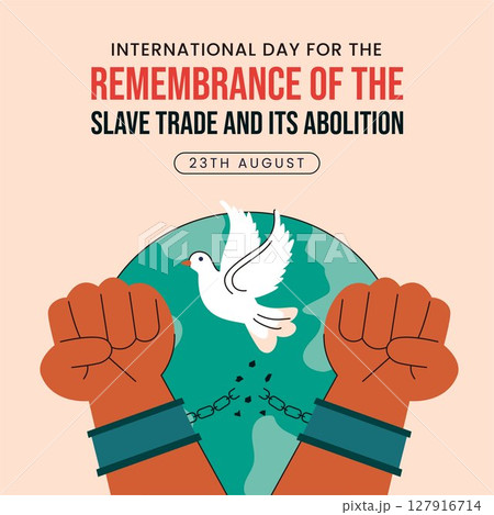 Commemorative Social Media for Slave Trade Abolition Day with Flat Style Hand Drawn Illustration Commemorative Social Media for Slave Trade Abolition Day with Flat Style Hand Drawn Illustration 127916714
