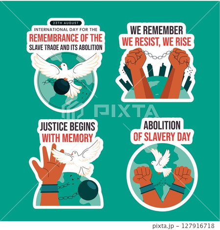 International Day Against the Slave Trade Vector Design with Educational Awareness Label Theme International Day Against the Slave Trade Vector Design with Educational Awareness Label Theme 127916718