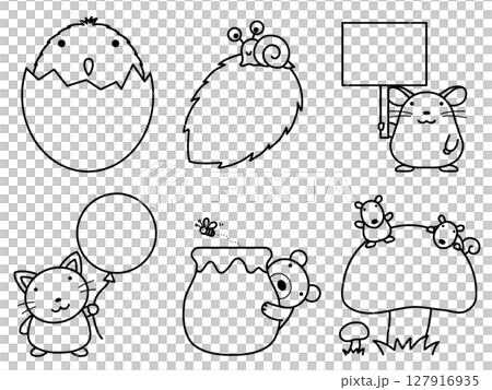 Animal template B-1 Animal template B-1 127916935