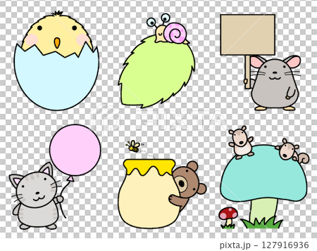 動物模板B-2 127916936