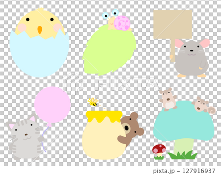 動物模板B-3 127916937