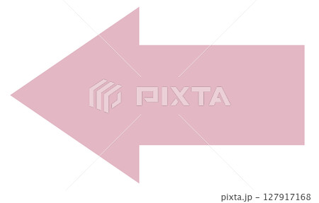 シンプルな矢印1 ピンク シンプルな矢印1 ピンク 127917168