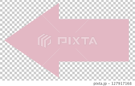 シンプルな矢印1 ピンク シンプルな矢印1 ピンク 127917168