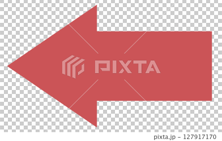 簡單箭頭 1 紅色 127917170